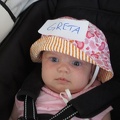 Greta with her name tag
